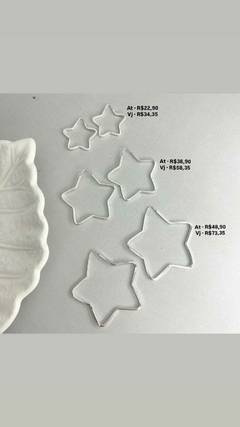 Argola lisa estrela