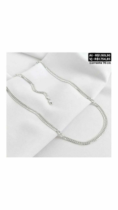 Corrente e pulseira - Preço na foto