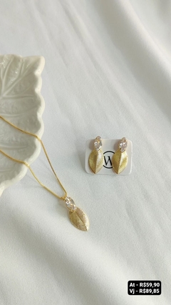 Conjunto colar e brinco - Preço na foto