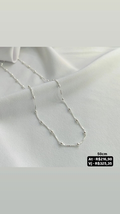 Colar bolinha fio veneziana