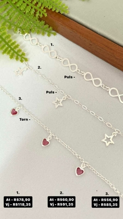 Pulseira e Tornozeleira - Preço na foto