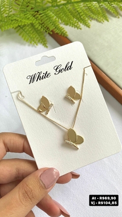 Conjunto meia borboleta - Preço na foto