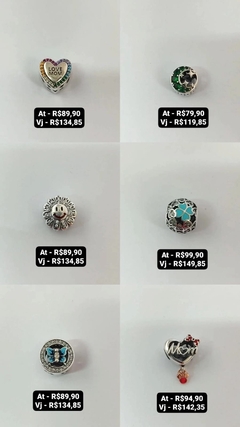 Berloques - Preços na foto