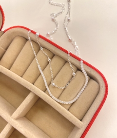 Colar dois em um com detalhe riviera Atacado 189,90 - Varejo 284,85