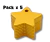 Pack Chapita Estrella Anodizada color x 5 unidades en internet