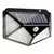 Arandela 100 Leds Prova D'água Sensor Presença Carreg Solar - Lyfe Modas e Acessórios