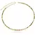 Colar Choker Riviera com Zircônias Coloridas Delicadas