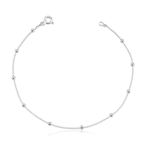 Pulseira de Prata Veneziana com Esferas - comprar online