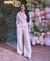 Conjunto colete + pantalona creme - comprar online