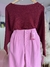 Calça cenourinha rosa bebê
