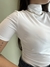 Blusa justa gola média - loja online