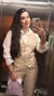 Conjunto colete + pantalona creme na internet