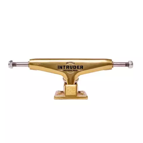 Truck Skate Intruder 139mm HIGH Gold Pró Séries II (paraf. Central vazado) - comprar online