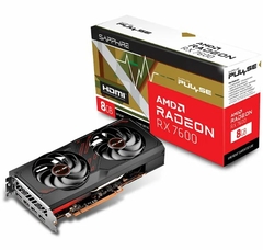 Placa de Video Sapphire RX 7600 Pulse 8Gb