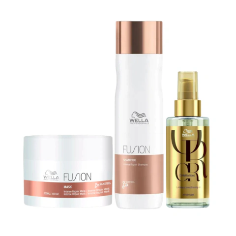 Kit Wella Professionals Fusion & Oil Reflection (3 Produtos)