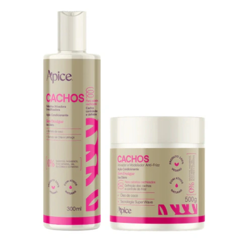 Kit Cachos Apice Ativador 500g + Gelatina 300ml