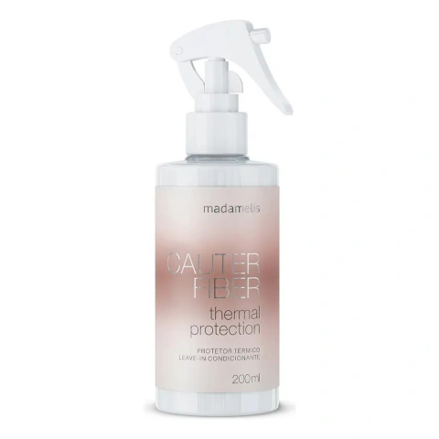 Leave-in Protetor Térmico Madamelis 200ml Spray Anti-Frizz e UV