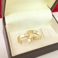 Aliança lisa 4mm