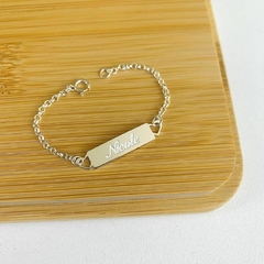 Pulseira baby coração