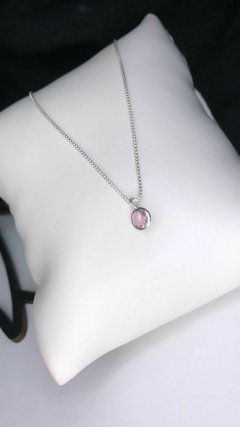 colar ponto de luz rosa bebe - comprar online