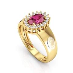 Anel Formatura Ouro 18K Oval - comprar online