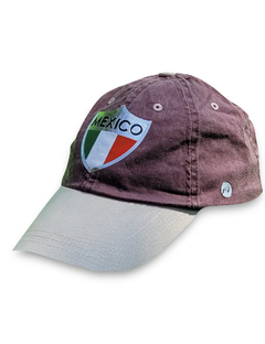 Gorra México Bicolor Escudo Retro 1980 - Pambolero