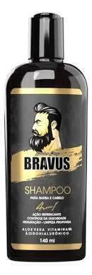 Shampoo Para Barba Bravus Premium 140ml 4in1 Barba E Cabelo