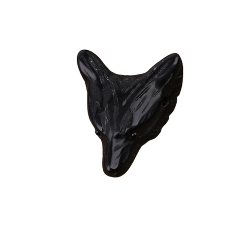 Colgante Cabeza De Lobo Cristal De Fluorita Cuarzo Natural on internet