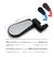 Image of Retrovisor Flexible Con Luz Para Bicicleta Original Barato