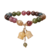 Pulsera De Piedra Natural D Flor De Lirio Del Valle Elegante