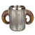 Taza Calavera De Cuerno Retro Acero Inoxidable Cafe Te on internet