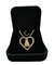 Colar Corrente Com Pingente Nossa Senhora Banhado a Ouro 18k