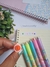 Marca texto ursinhos Kawaii com carimbo na tampinha - Papelaria da Paty