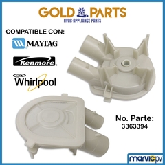 Bomba De Desagüe Compatible Con Lavadora Whirlpool Mecanica 3363394V Genérica - comprar en línea