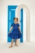 VESTIDO AZUL LISO