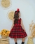 VESTIDO VERMELHO ALCA TRICOLINE