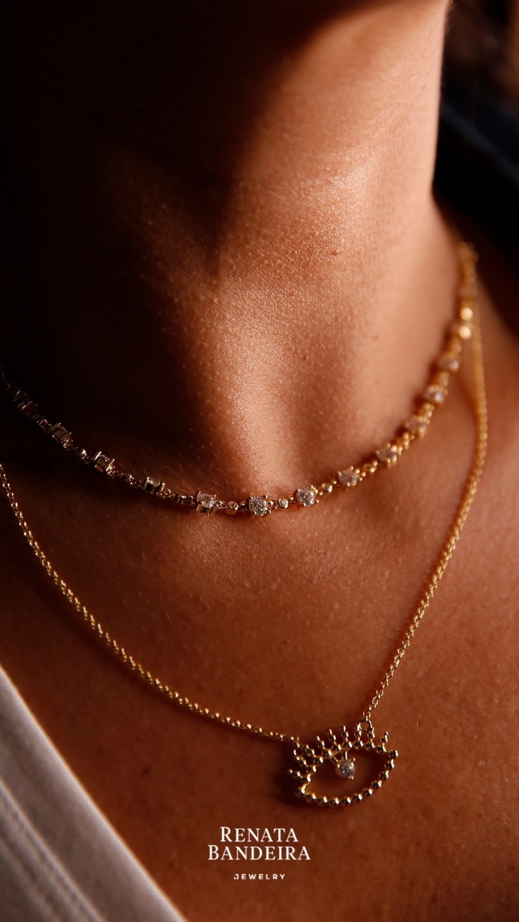 Colar Olho Grego de bolinhas