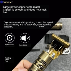 T9 USB Máquina De Cortar Aparador De Cabelo Profissional Barbeiro Barbeador - loja online