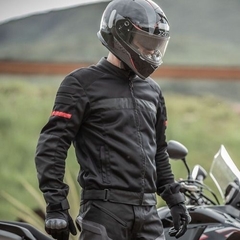 Jaqueta Masculina X11 Super Air Ventilada Preta Com Proteções Moto Motociclista - loja online