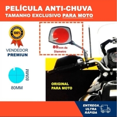 PELICULA MOTO Pelicula retrovisor Moto anti Embaçante Anti chuva original na internet