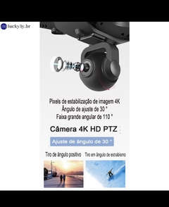 Imagem do Drone 4K HD Fotografia Aérea Nova Wifi Dobrável Altitude 4K Fixo , Câmera & GPS Quadcopter