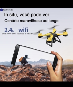 Drone 4K HD Fotografia Aérea Nova Wifi Dobrável Altitude 4K Fixo , Câmera & GPS Quadcopter - Inovadorismo
