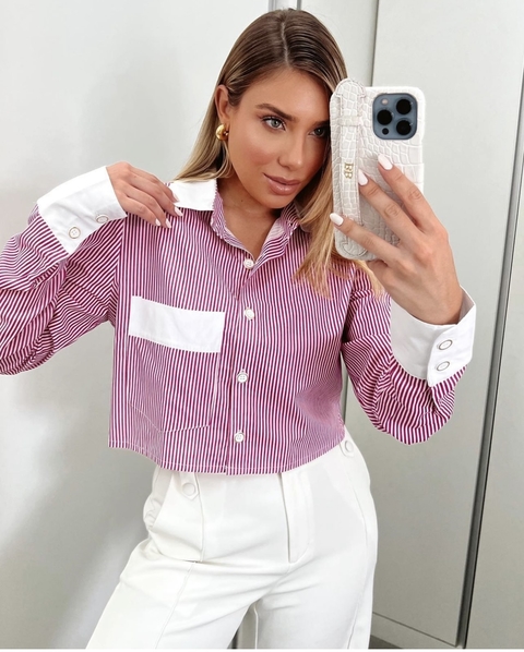 Cropped camisa