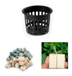 Canasta N10 + Leca + Espuma - Dwc Hidroponia en internet