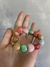 Pulseira Lolipop - Coração de Cerâmica - Colorido na internet