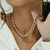 Choker Elo Escama Duplo