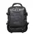Mochila de Couro Genuíno Preta AllBlack Masculina para Notebook 15" visão da mochila de frete sobre um fundo branco