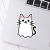Adesivo Decorativo Brilhante Gato Fantasma