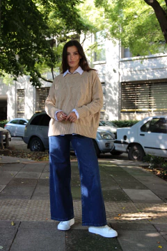 SWEATER EMMA (W25ML010BEI) en internet