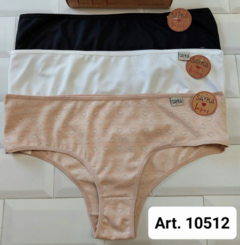 SK10512-Marca: Sayka | Culotte clasico microfibra desagujada - Lenceria marina